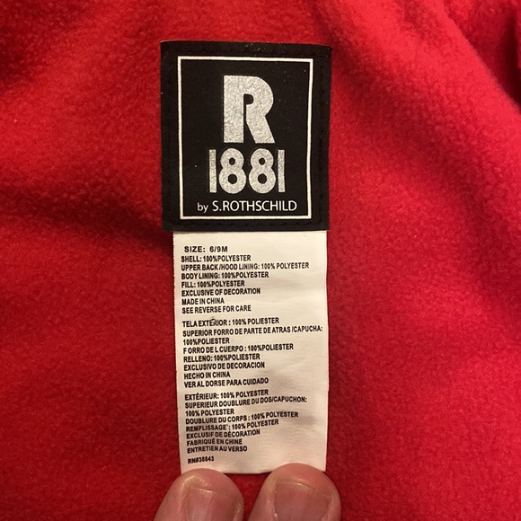 R 1881 ROTHSCHILD  Floral Baby Snowsuit 6-… - Picture 2 of 5